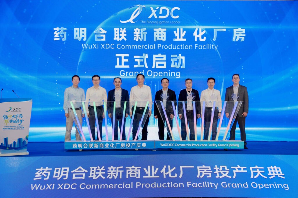 Opening of the new commercial Good Manufacturing Practices facilities. Credit: WuXi XDC.