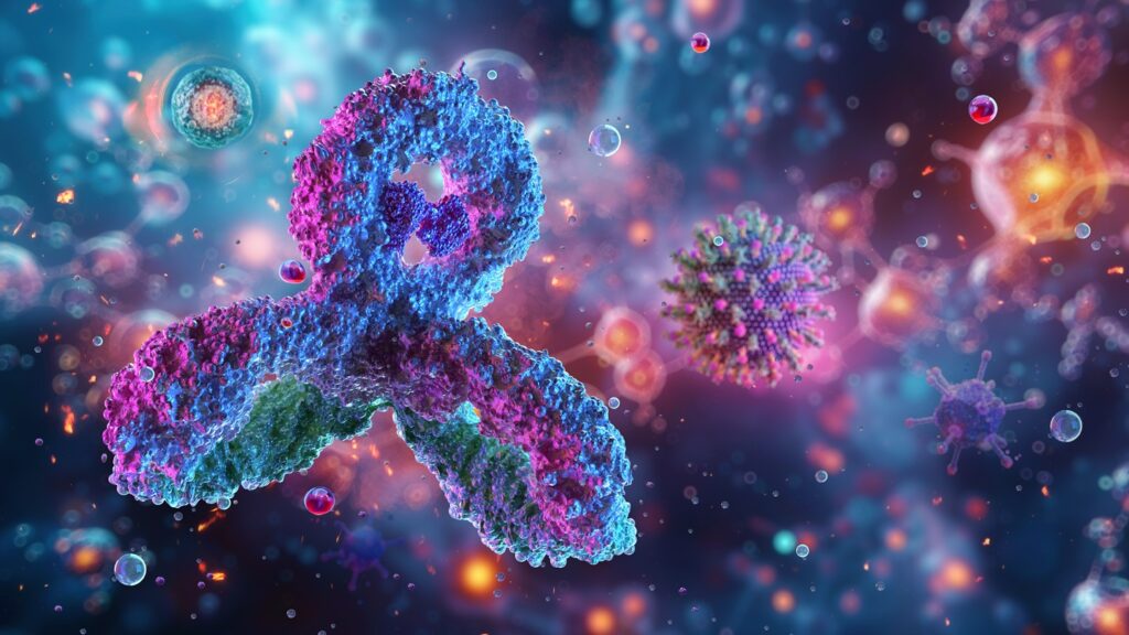 Antibodies,,Immunoglobulin,Ig,Proteins,3d,Medical,Image.,Immune,System,,Igm,