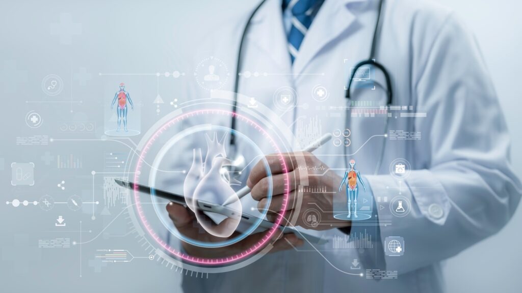 The pathway uses the FDA-cleared echocardiography AI algorithm Us2.ai, integrated with EHR, and generative AI. Credit: raker / Shutterstock.com.
