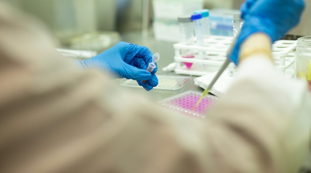 Cell,Culture,Media,At,The,Safety,Cabinet
